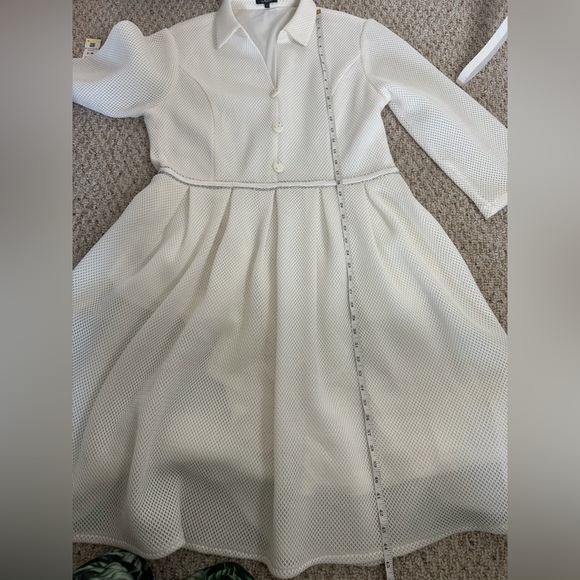 For Her NYC White Mesh Dress - Picture 11 of 11